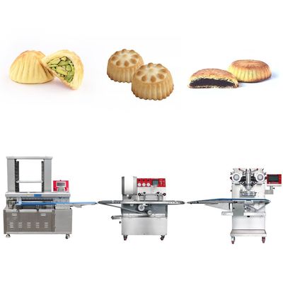 satın al Otomatik ekipman üretim hattı yapma basın mooncake maamoul moon cake makine Çevrimiçi üretim
