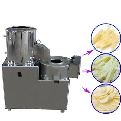 satın al Çok fonksiyonel patates soymak ve dilimleme makinesi Otomatik patates kızartması ve patates cips kesicisi Çevrimiçi üretim
