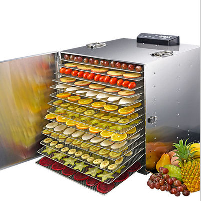 satın al Paslanmaz Çelik Meyve Kurutma Makinesi / Endüstriyel Gıda Dehidratör Makinesi Satılık 35~80°C Çevrimiçi üretim