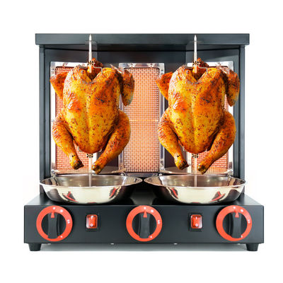 satın al Yakıcılar Propan Giromotor Makine Broiler Kebab Doner Shawarma Otomatik Dikey Rotisserie BBQ Grill Çevrimiçi üretim