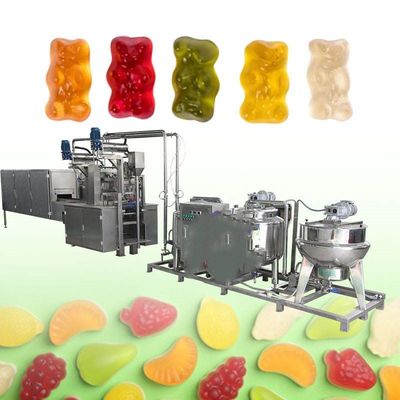 Tam Otomatik Gelifie Şekerleme Makinesi Jelly Gummy Gıda İşleme Makinesi