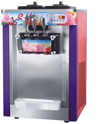 Cümle fiyatı Paslanmaz çelik ticari dondurma makinesi yumuşak servis dondurma makinesi
