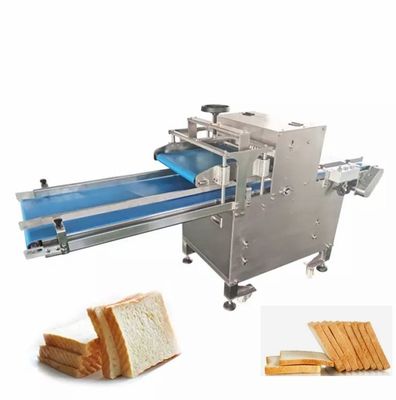 Ticari dilimli ekmek yapmak tost ekmek kesme makinesi 1.2kw 304 paslanmaz çelik