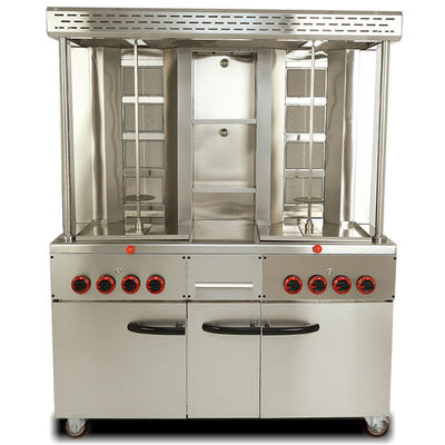 Elektrikli ve Gaz Dikey / Durağan Tipi Tavuk Grill için Düzenlenebilir Shawarma Makinesi