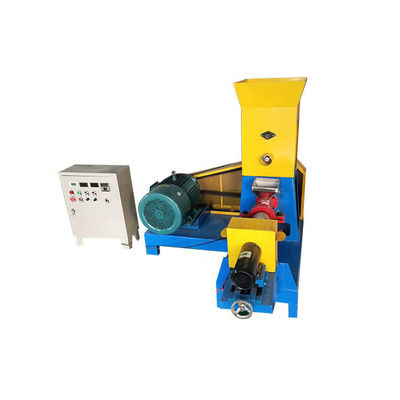 Evcil hayvanları beslemek için ekstrüder makinesi Pellet 45mm Tek vida çift vida Tavuk besleme üretim makinesi