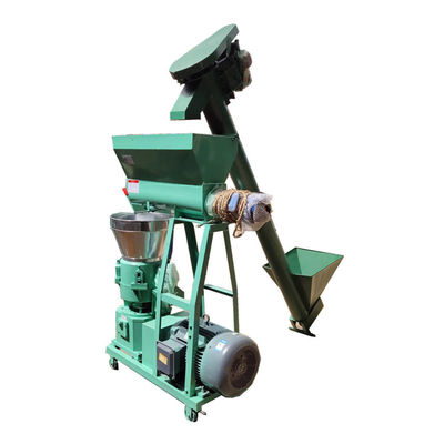 Broiler Domuz Tavuk Balık Sığır Tavuk Yemleri Pellet Makinesi Saatte 2 Ton