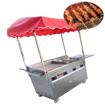 Sokak Gıda Kiosku Arabası / Gıda Vanı / Hot Dog Arabası Satılık Hızlı Gıda LPG Gaz Isıtma Kaynağı