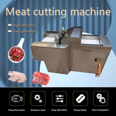 Domuz Dicer Dondurulmuş Et Tavuk Kasaplık Ekipmanı Otomatik Et Kesme Makinesi 220V
