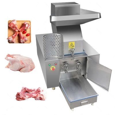 Çiğnenmiş Tavuk Kemikleri Sığır Etli Mağazası Kemik Mağazası Paslanmaz Çelik 20-60KG/H