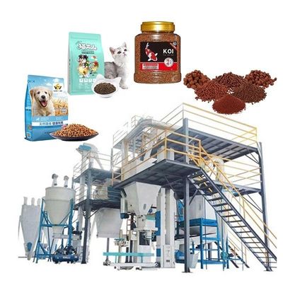 Evcil hayvan besinleri üretim hattı kedi balığı besinleri üretim çok fonksiyonel otomatik köpek yemeği yapma makinesi